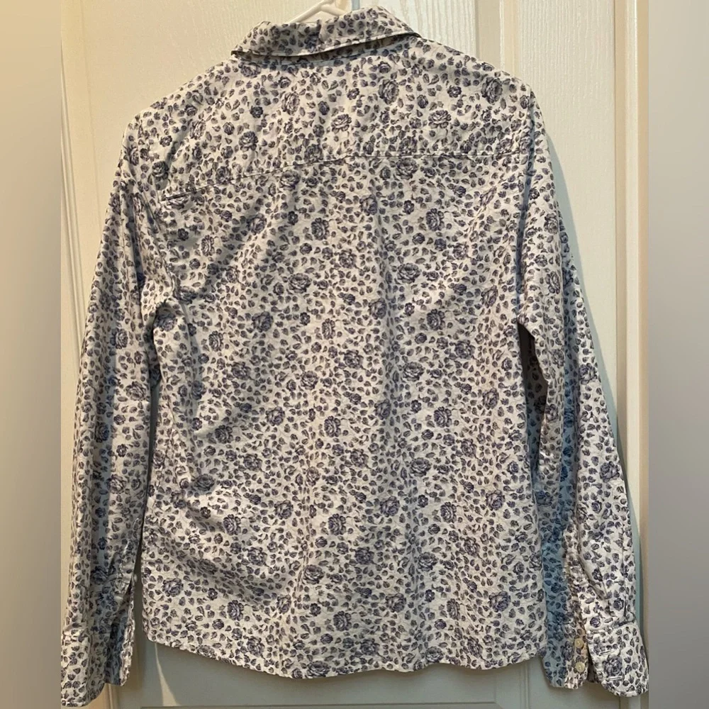 J. Crew Slim-fit Button Front in Blue China Rose Liberty® Fabric